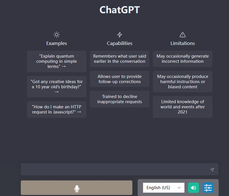 Voice Control for ChatGPT插件，语音命令与 ChatGPT 进行交互工具