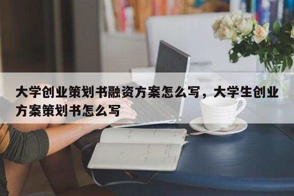 大学生创业融资方案怎么写 大学创业策划书融资方案怎么写，大学生创业方案策划书怎么写