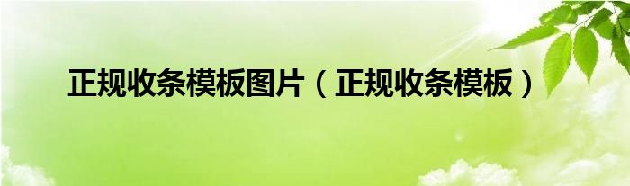 正规收条怎么写范本图片_收条图片有法律效应吗_收条照片有法律效力吗